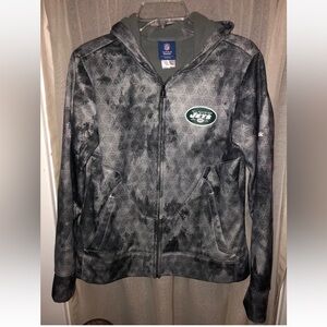 Women's Reebok NFL Jets On Field Full Zip Hoodie